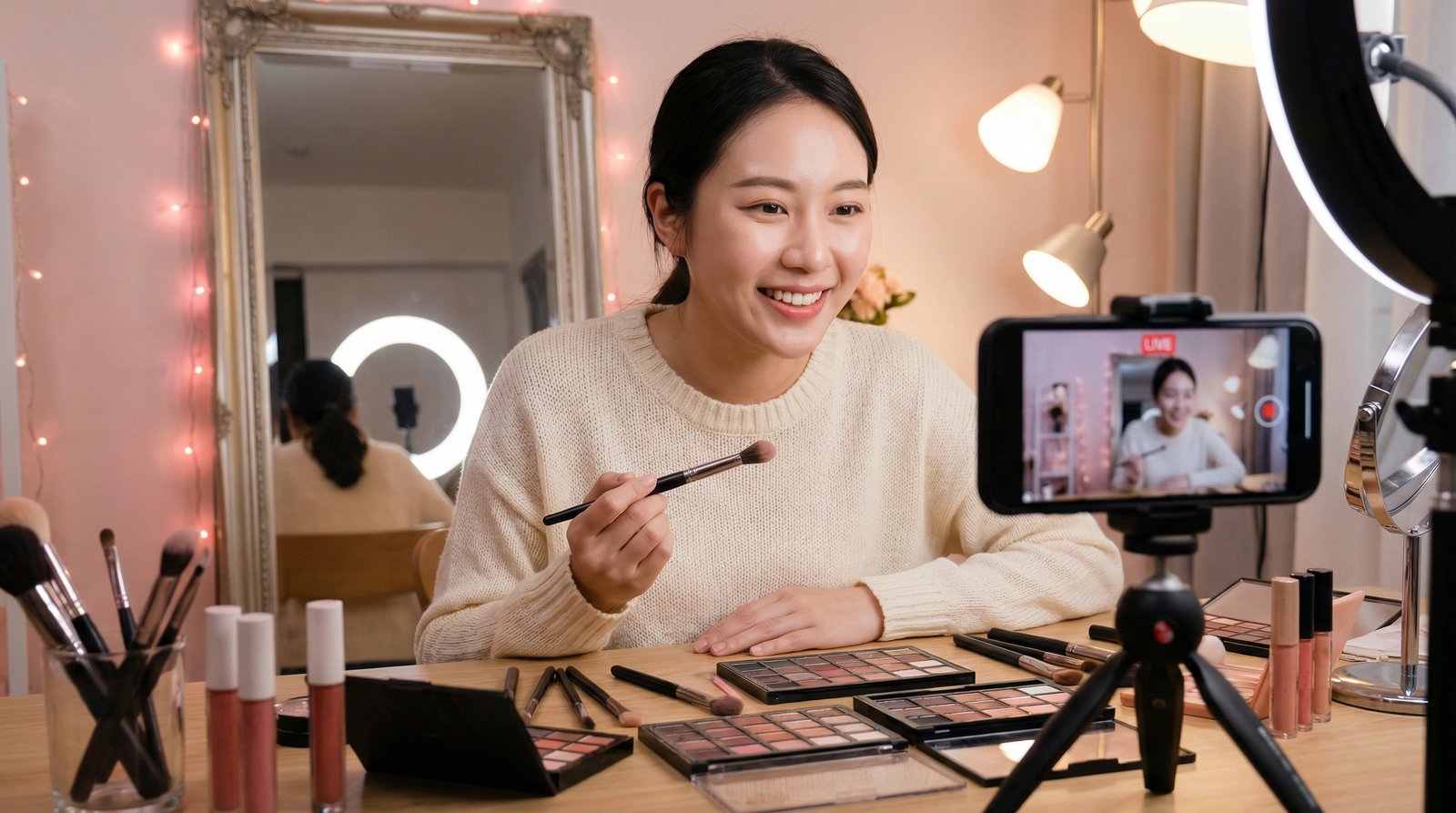 萝莉美妆视频教程